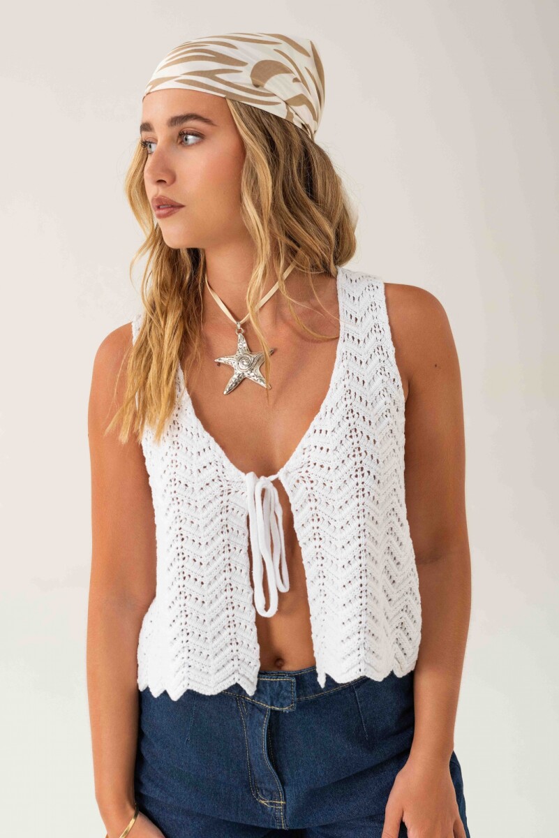 Chaleco Ambar - Blanco 