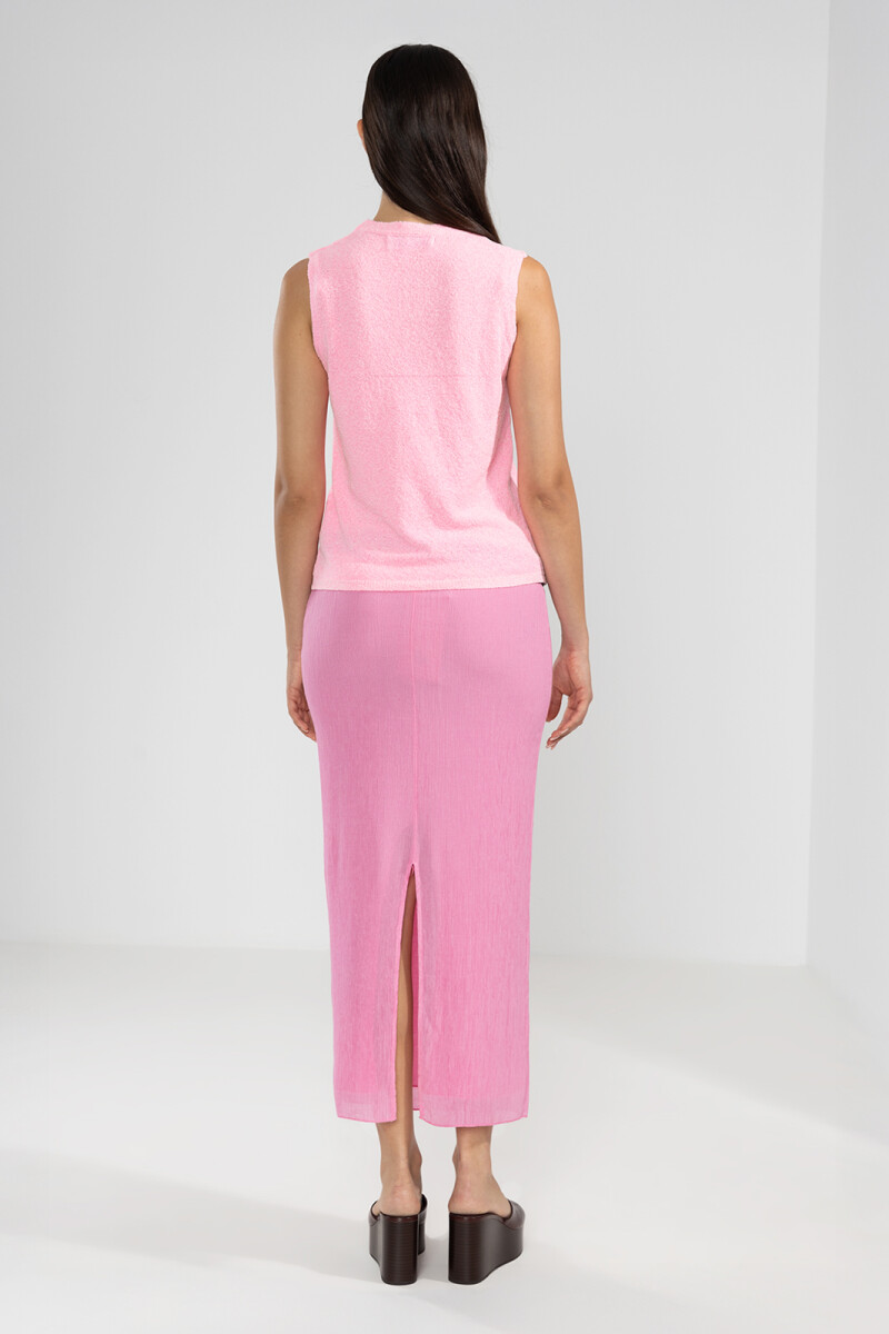 TEE KNIT TOP Cadaques Bubblegum