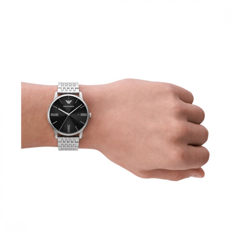 Reloj Emporio Armani Clasico Acero Inoxidable Plata 0