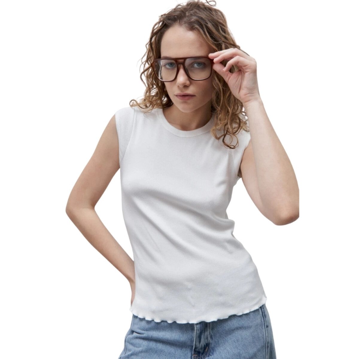 REMERA NEMI XS-XL - BLANCO 