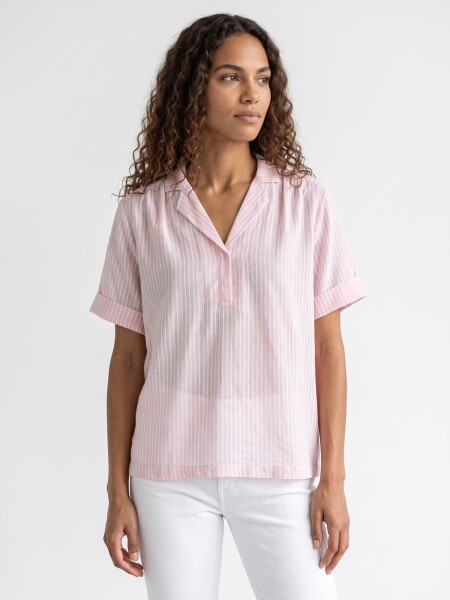BLUSA STIRP ROSADO