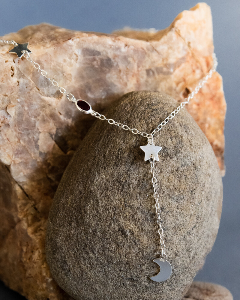 Cadena Cielo PLATEADO