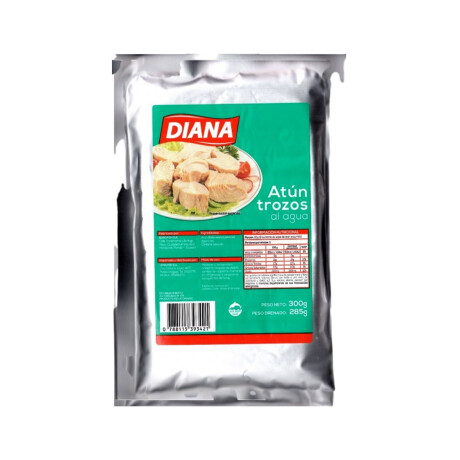 ATUN TROZOS DIANA NATURAL SACHET 300G ATUN TROZOS DIANA NATURAL SACHET 300G