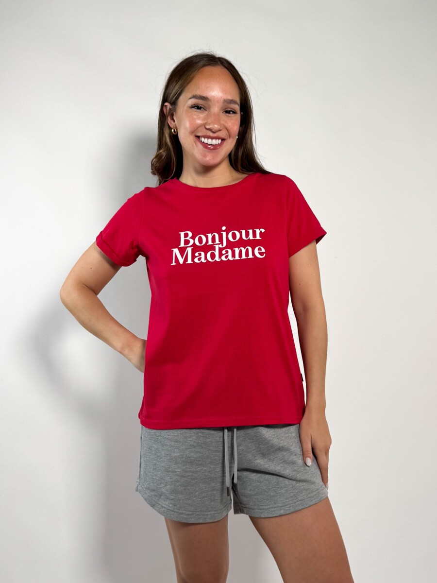 Remera estampada Camila - Rojo 