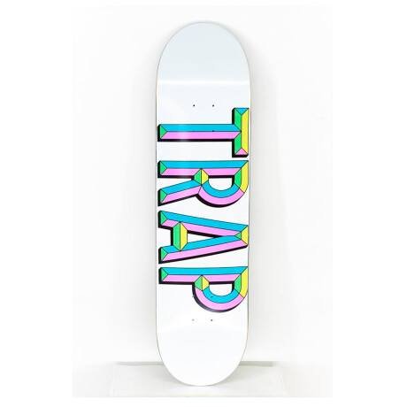 Deck Trap Iron Logo 8.0" - White - (Sólo tabla - Lija incluída) Deck Trap Iron Logo 8.0" - White - (Sólo tabla - Lija incluída)