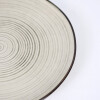 PLATO PLAYO CERAMICA VERDE ESPIRAL 20.5CM Unica