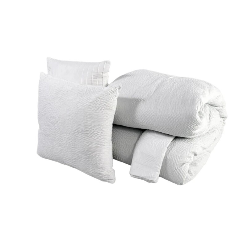 JGO EDREDON AVELLA BLANCO KING 264X229CM 5PZAS Unica