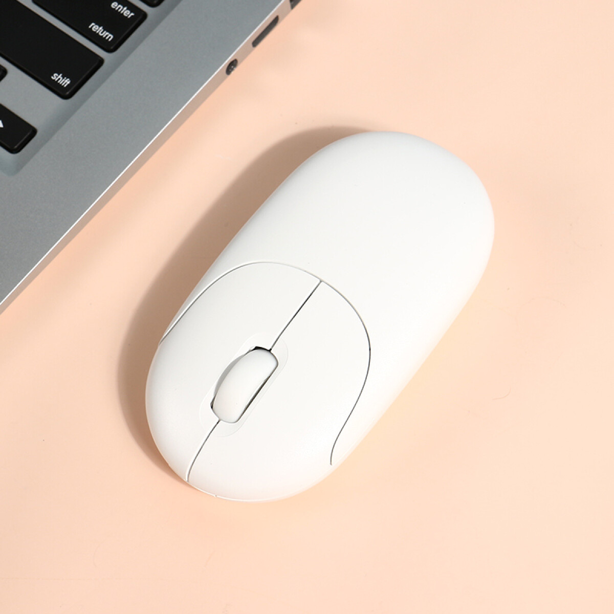 Mouse Inalámbrico 2.4g - Qw02 - Blanco 