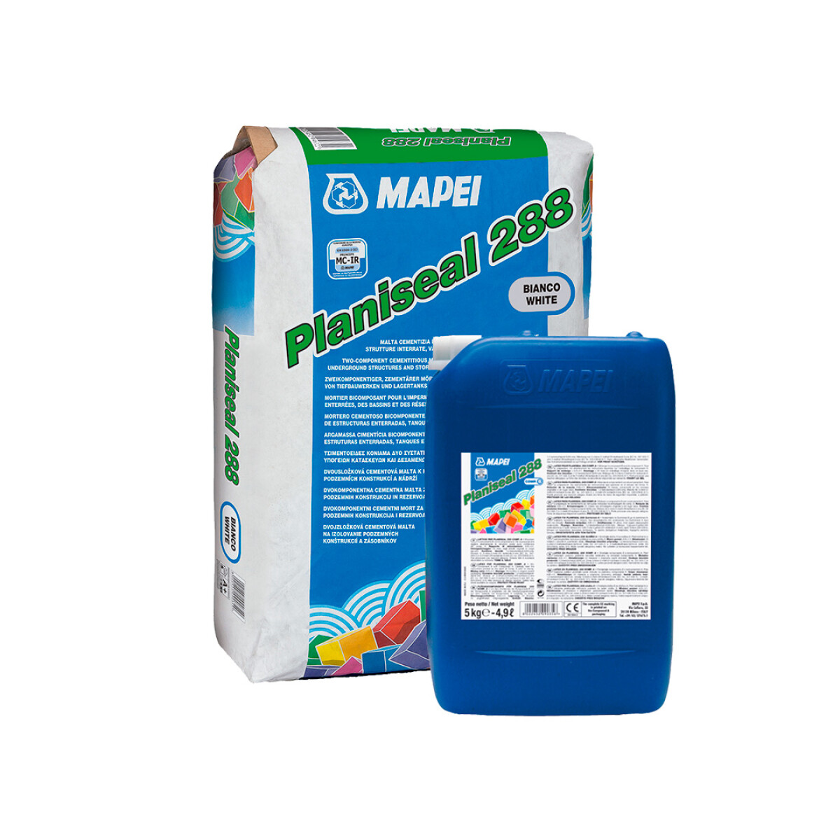 Mortero Cementicio Osmótico Bidón 5 Kg - Planiseal 288 