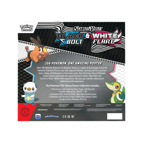 Pokémon Poster Collection - Black Bolt & White Flare [Inglés] Pokémon Poster Collection - Black Bolt & White Flare [Inglés]