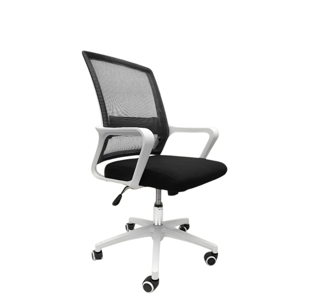 Silla de Escritorio Oficina Lumax Ryan - Negro/Blanco 
