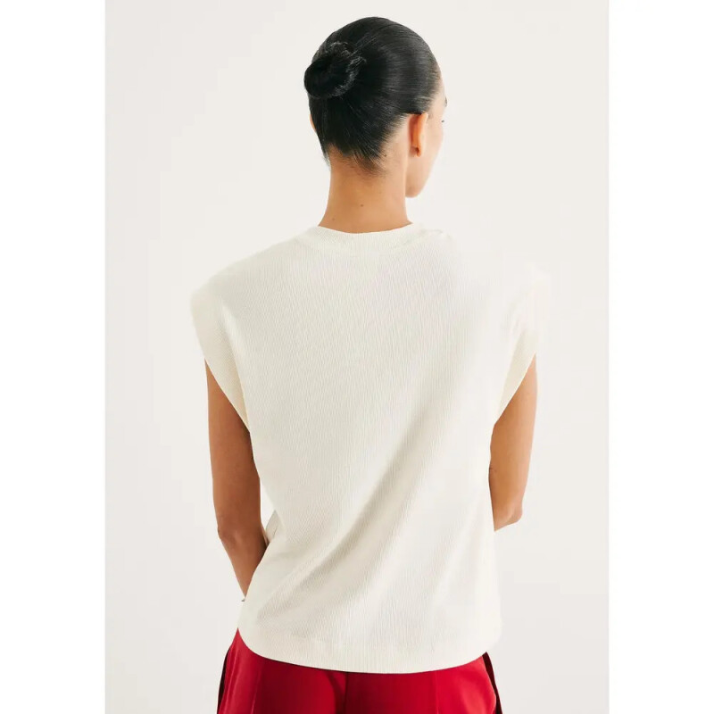 BLUSA SM FEM BEGE MESCLA