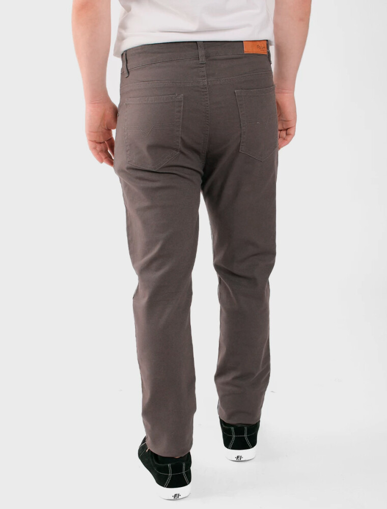 Pantalón Canvas Clásico Gris