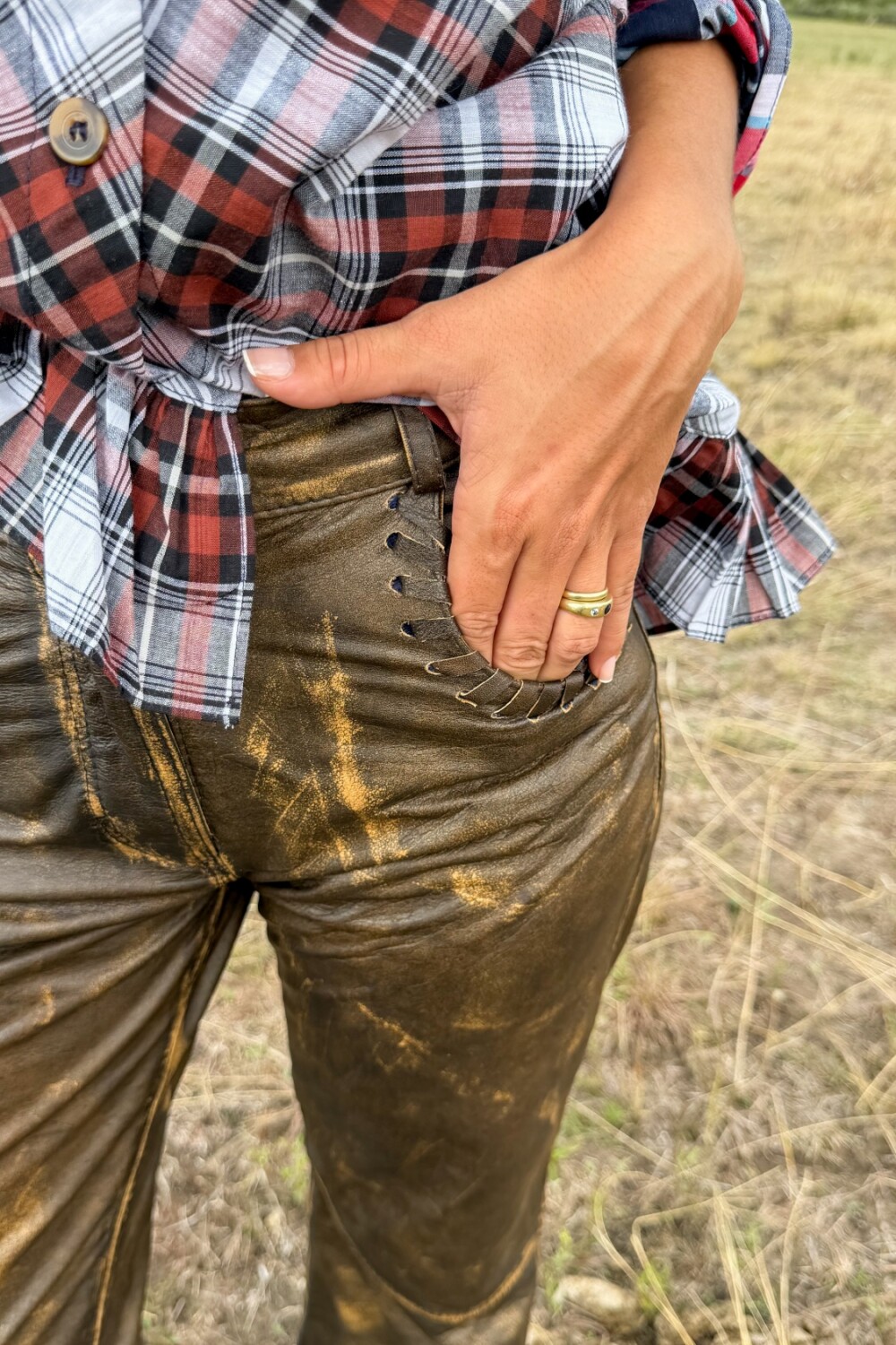 Rider Pants Chocolate Vintage