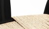 Silla Wishbone - Madera de Haya y Rattan natural Negro