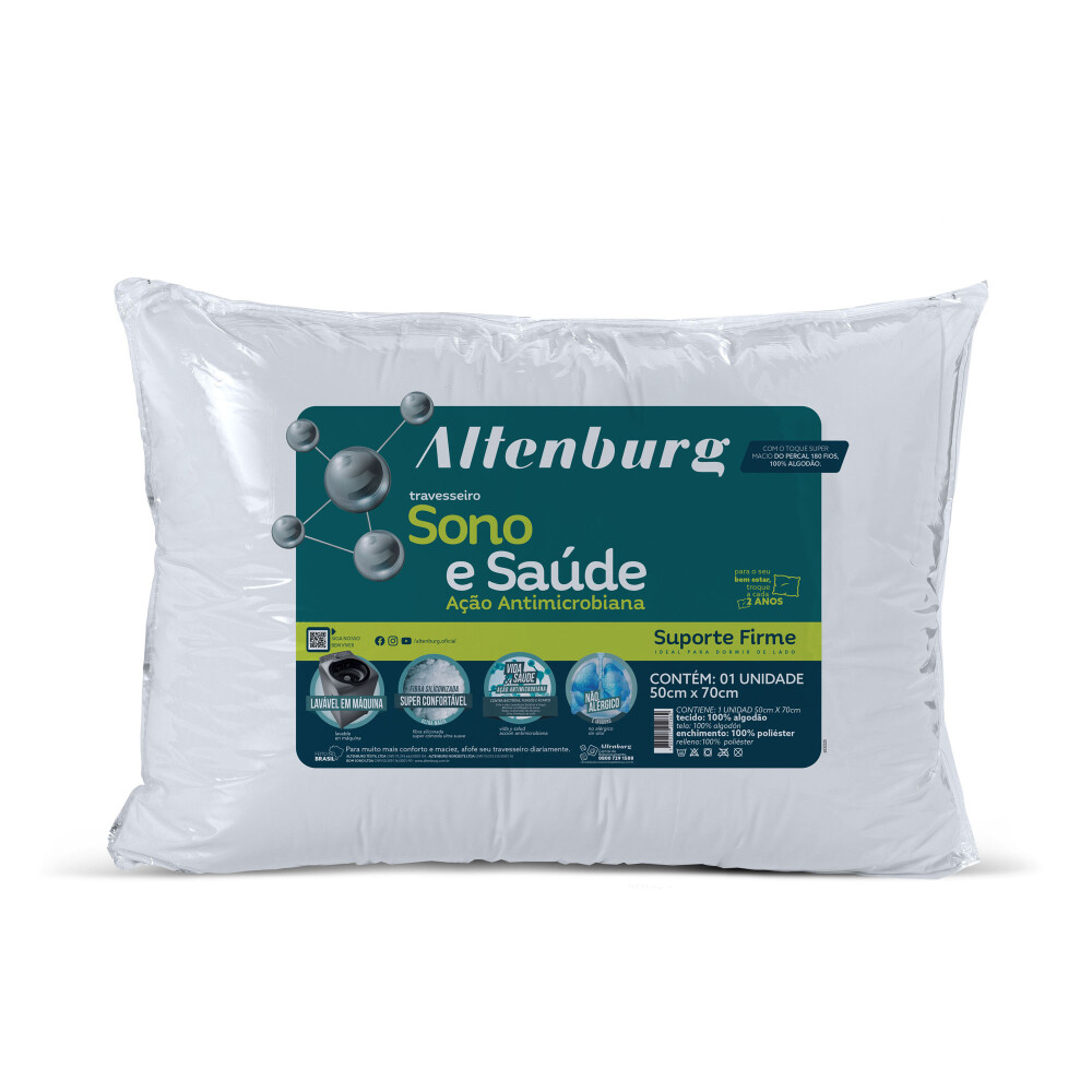 ALMOHADA FIBRA BLANCO SUEÑO Y SALUD