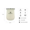 Mate Stanley acero inox. 230ml Cream Gloss