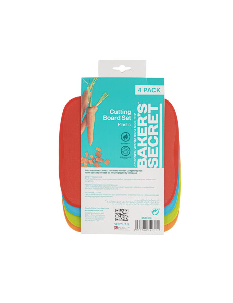 SET 4 TABLAS 20x20CM PP SURTIDO SET 4 TABLAS 20x20CM PP SURTIDO