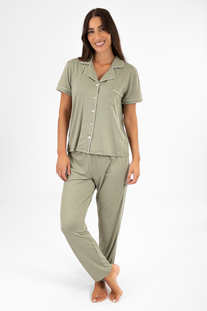 PIJAMA YUMMY AMERICANO GREEN