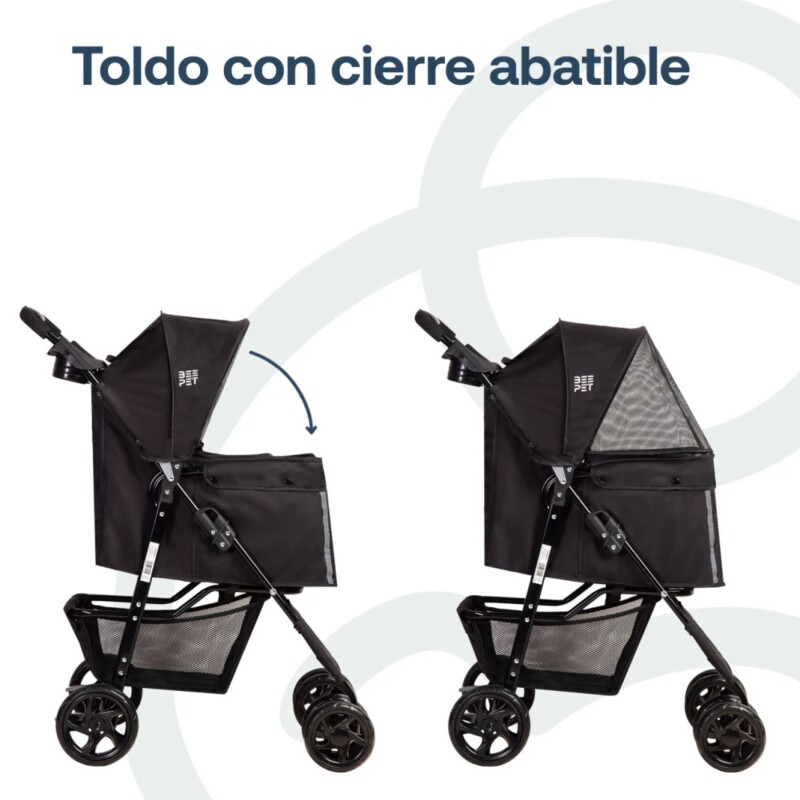 Coche para Mascota BRAVO de BEEPET Negro Coche para Mascota BRAVO de BEEPET Negro