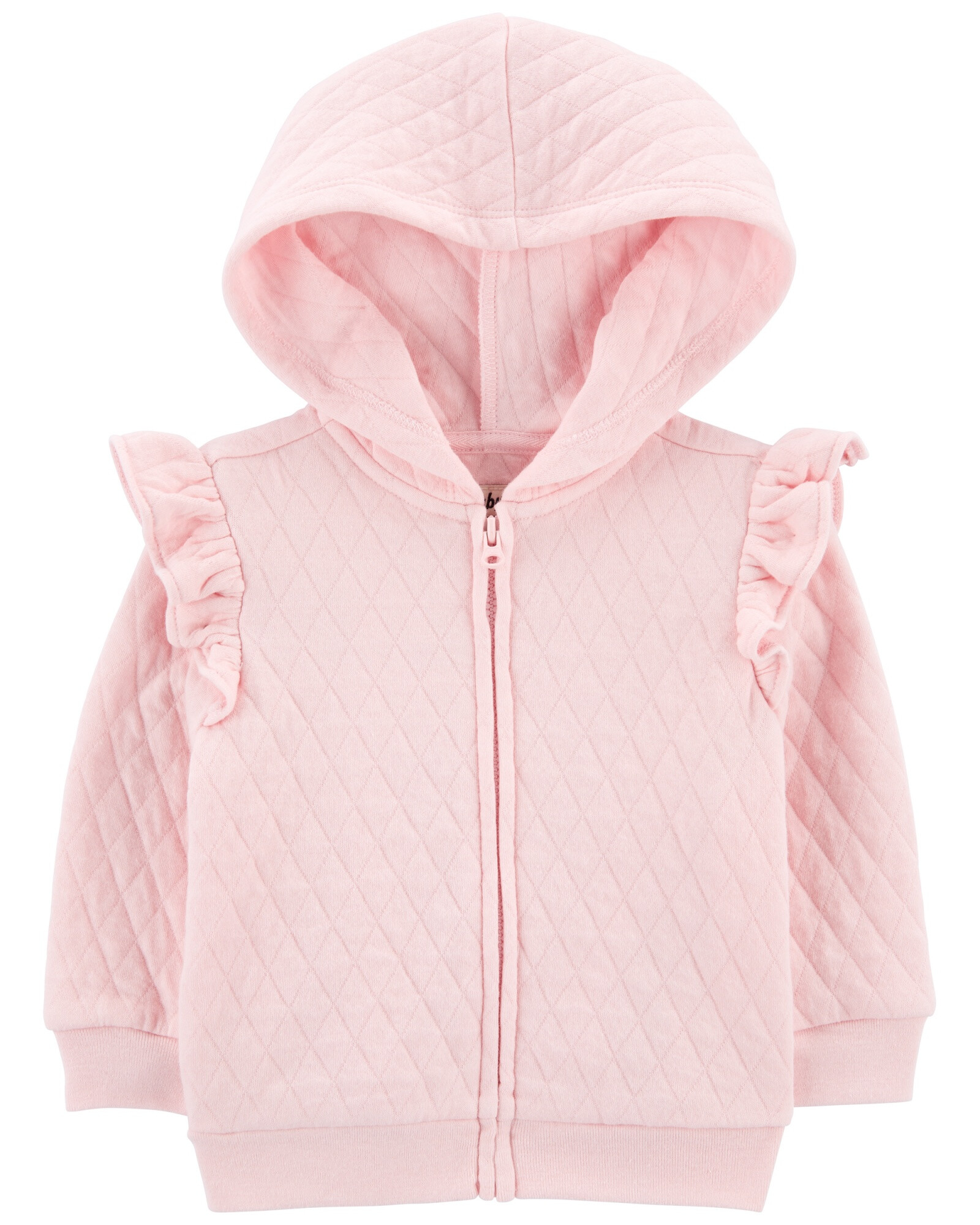 Campera de algodón capitoneada con capucha 0