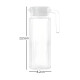 Jarra de vidrio con tapa plástica 1000ml TRANSPARENTE