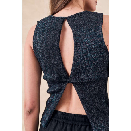 Top Nudo Espalda Negro