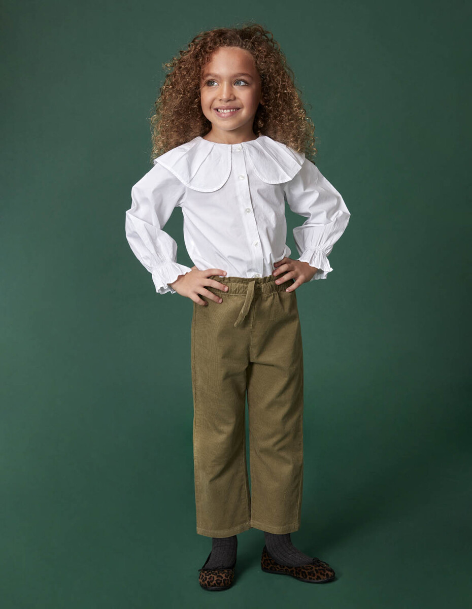 Pantalon De Micropana - Verde Viejo 