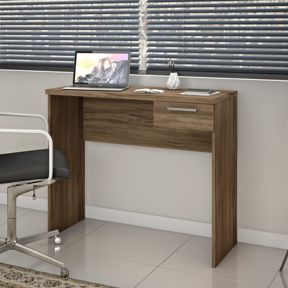 Escritorio PC / 1 cajón MARRON
