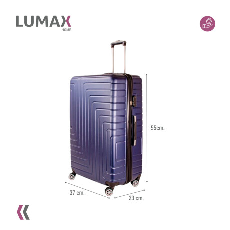 Valija Carry-on de mano Rígidas Con Organizadores Azul oscuro