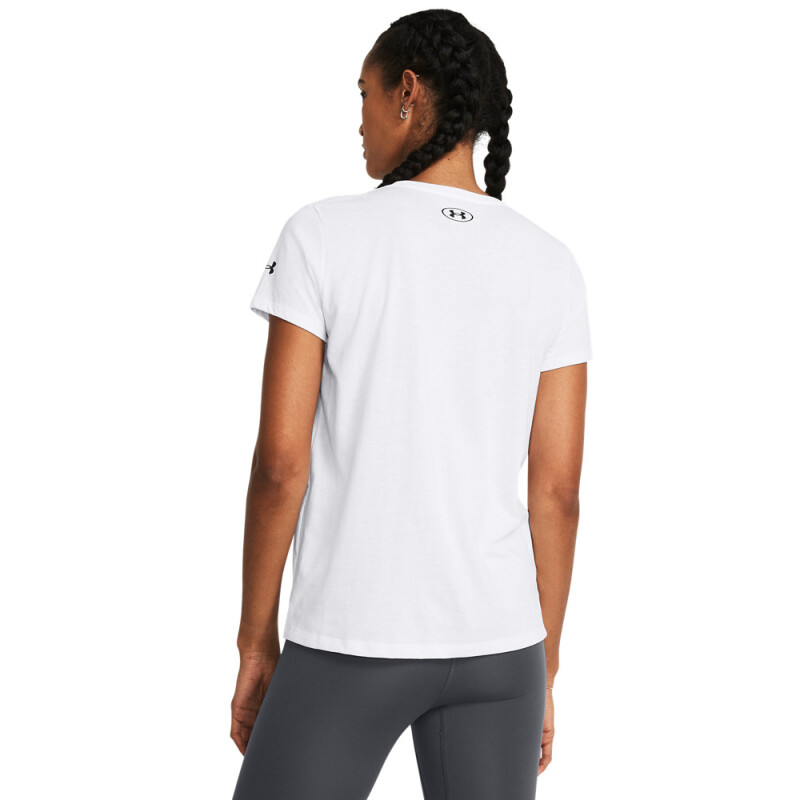 UA W Athletics SS-WHT WHT-100