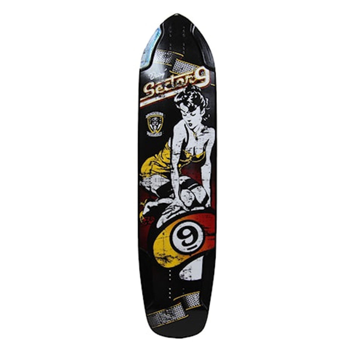 Sector 9 Downhill Division Longboard · Daisy Red (Sólo Tabla) 