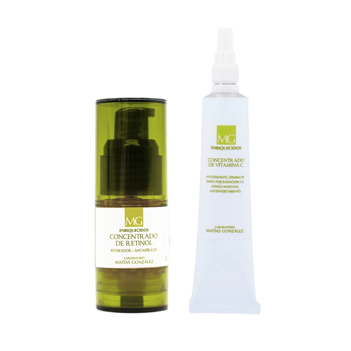 Pack Vitamina C + Retinol. Luminosidad intensa. 