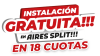 Aire instalación gratuita