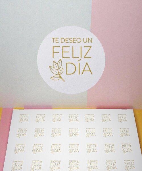 Sticker feliz dia plancha DISEÑO 5