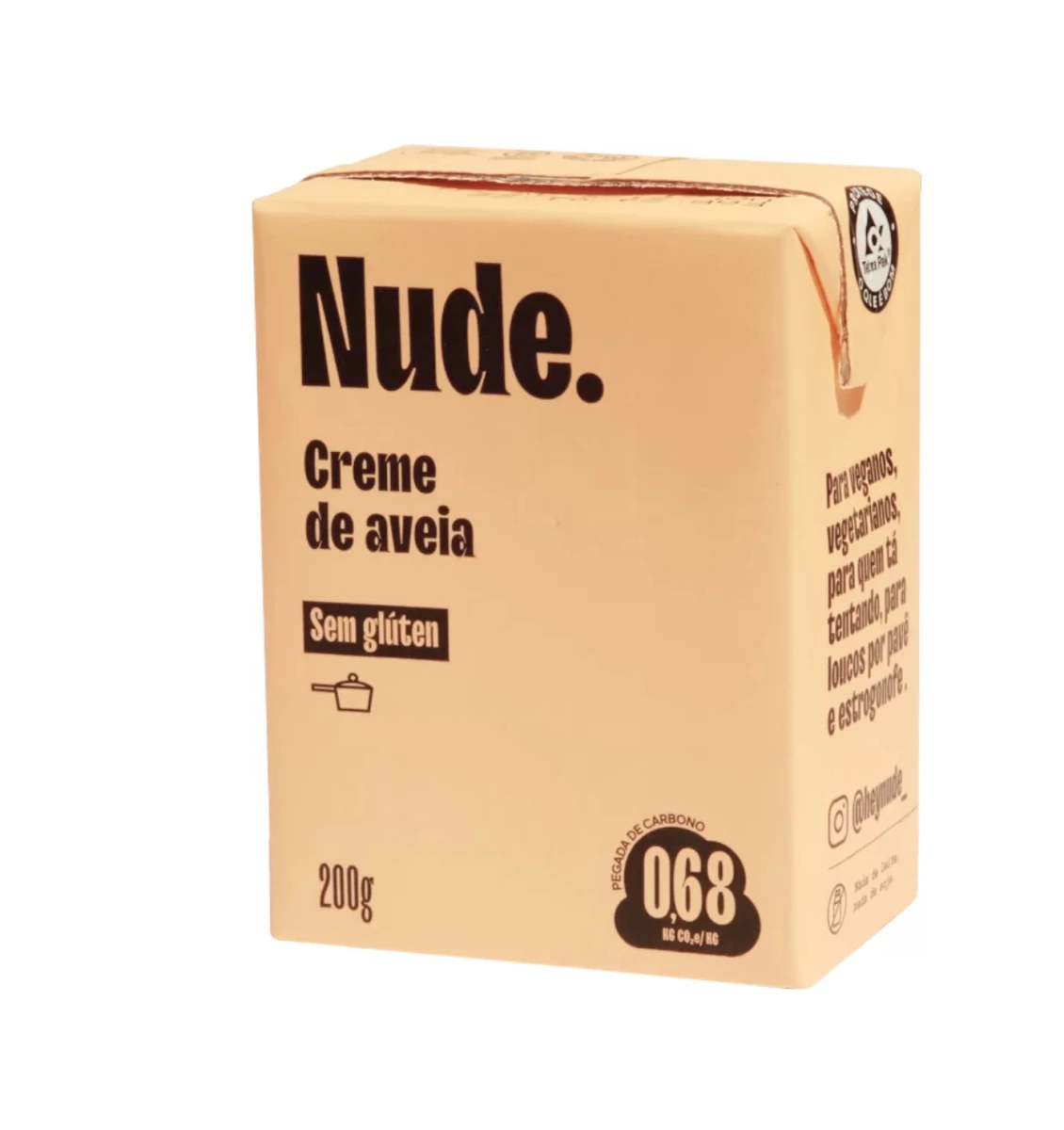 Crema De Avena Nude 200ml 