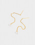 Aros Colgantes Largos Strass Crystal Aros Colgantes Largos Strass Crystal - Dorado
