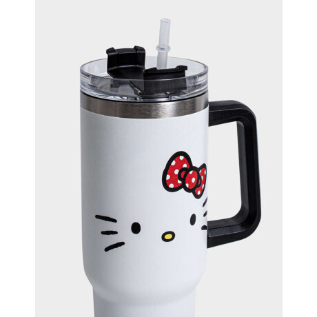 Vaso Térmico ''hello Kitty'' Blanco