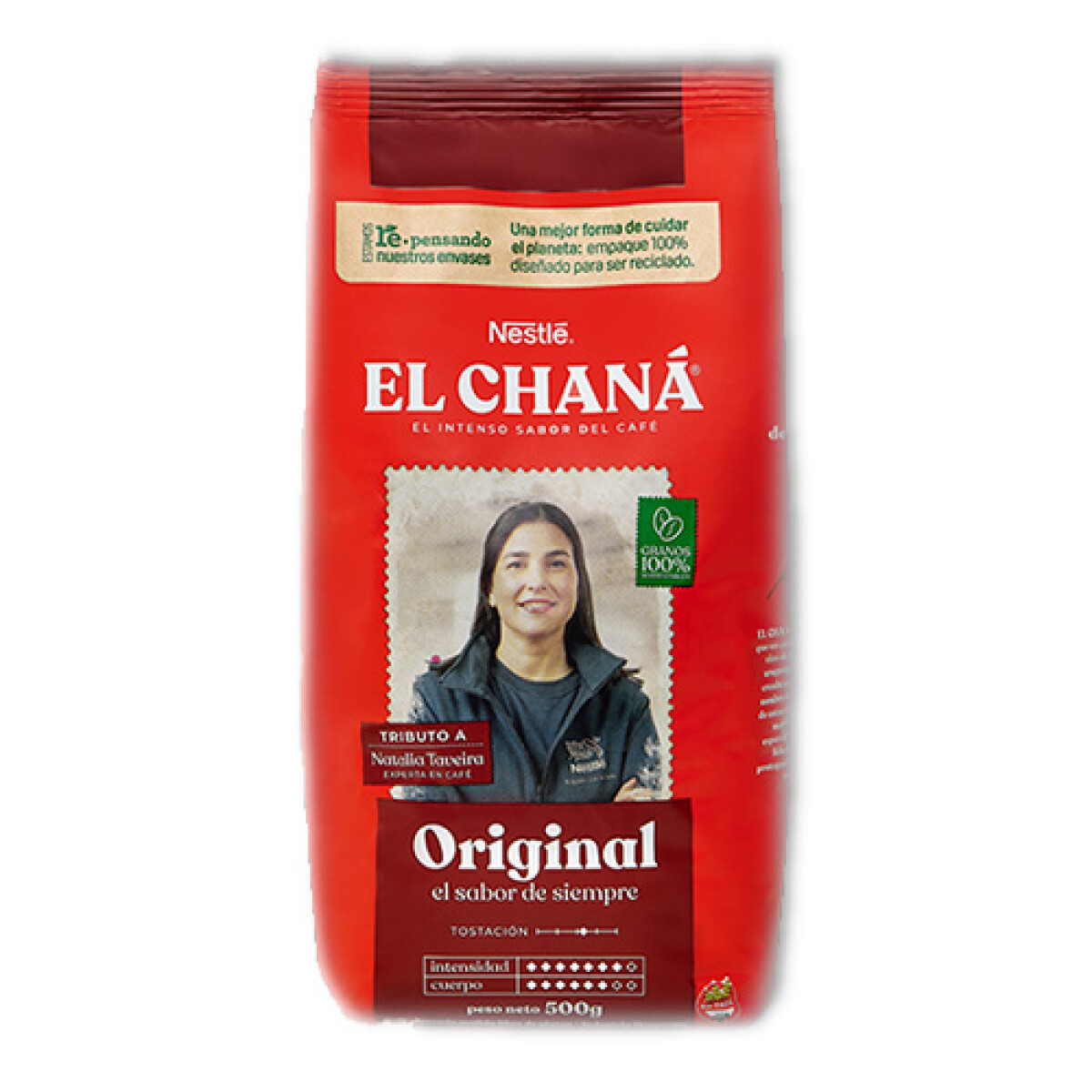 Café el Chaná Glaseado y Molido 500G - 001 