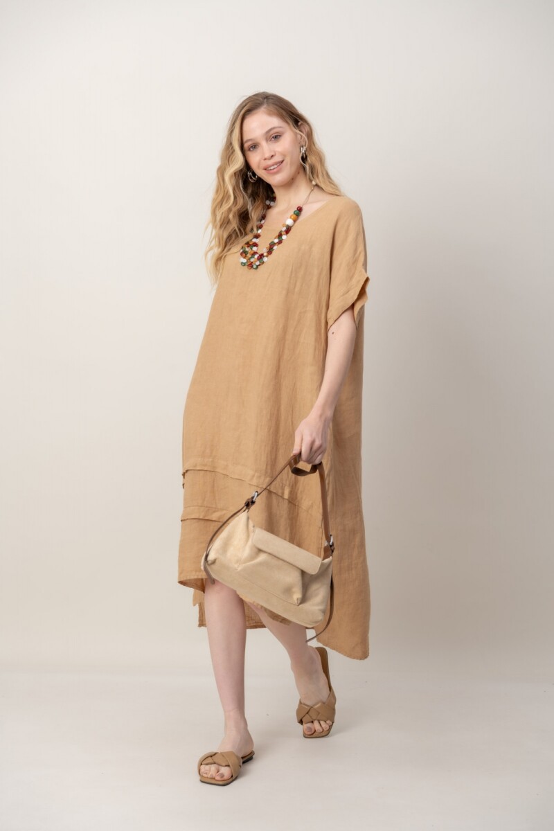 VESTIDO ENKI - Camel 