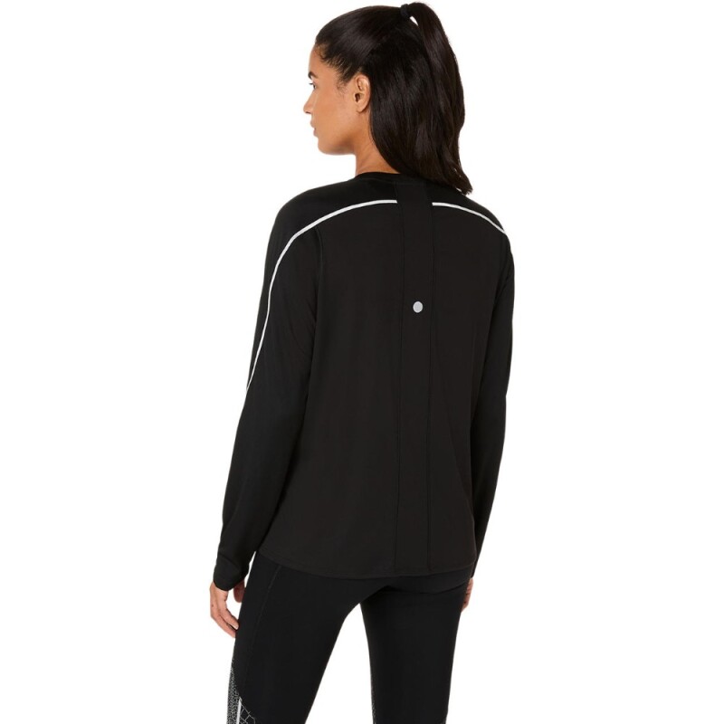 Polo Running Road Lite-Show Ls Top Mujer Performance Black
