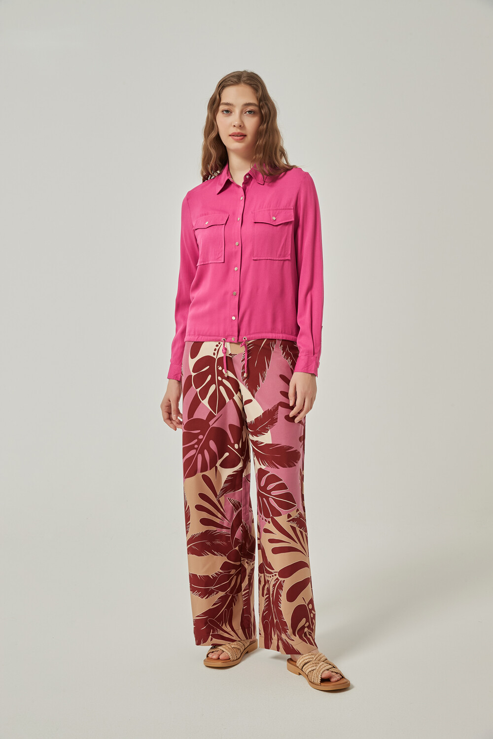 Camisa Assum Magenta