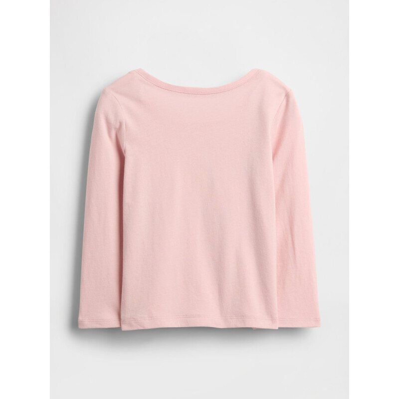 V-FRCH LS LOGO TEE PURE PINK