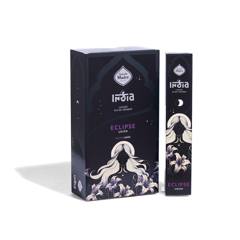 INCIENSO BLACK SAGRADA MADRE X12 Eclipse