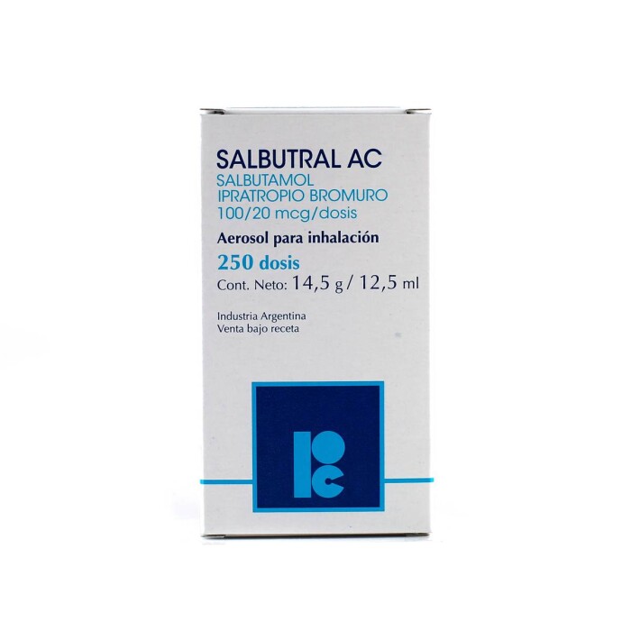 SALBUTRAL AC AEROSOL X 250 DOSIS CJ única