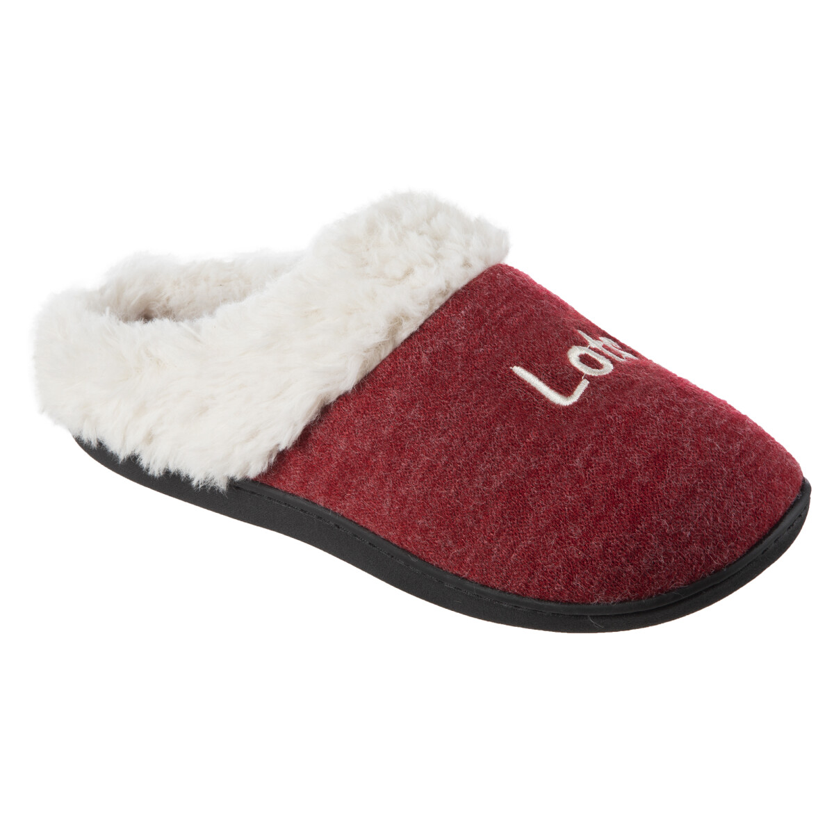 PANTUFLA LAUGH LOTS - BORDO 