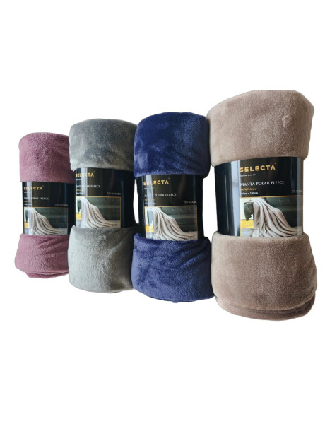 MANTA POLAR FLEECE 127X152CM COLORES SURTIDOS MANTA POLAR FLEECE 127X152CM COLORES SURTIDOS