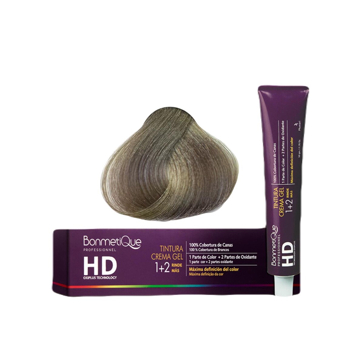Bonmetique Tinta HD Professional 100gr - N°8.2 Rubio Claro Glace 