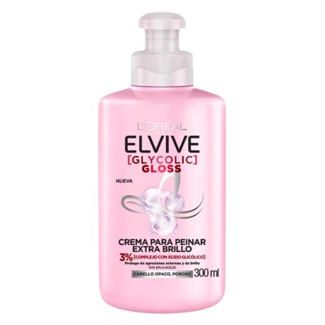 CREMA P/PEINAR ELVIVE 300 ML GLYCOLICO GLOSS CREMA P/PEINAR ELVIVE 300 ML GLYCOLICO GLOSS