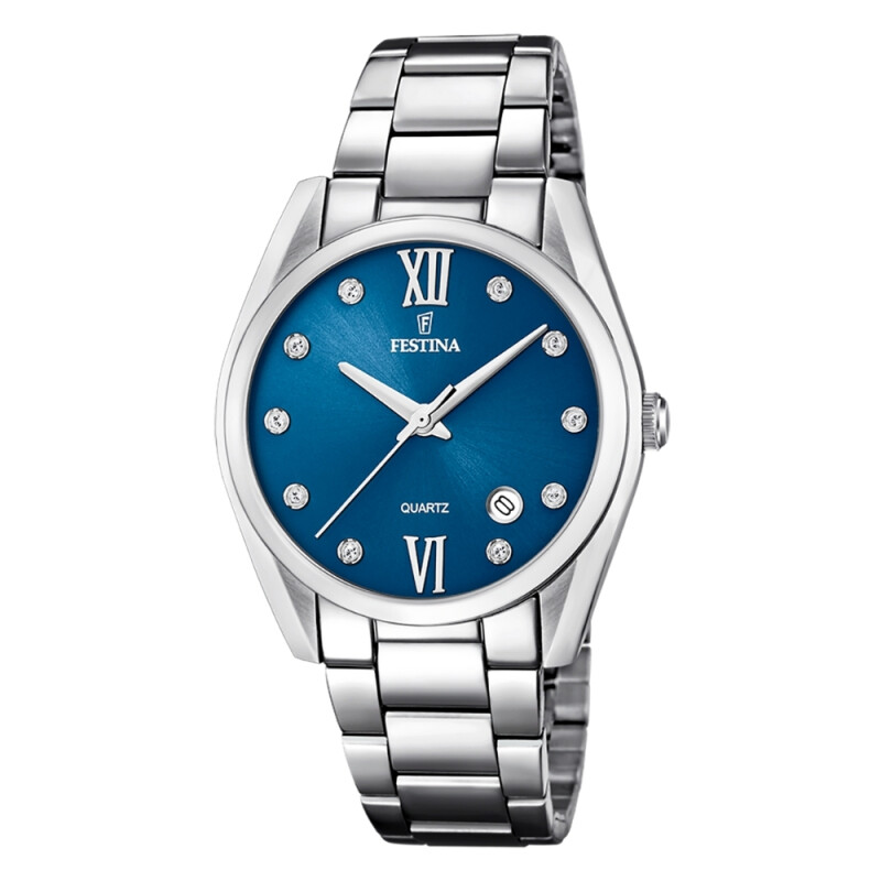 Reloj Festina F16790/C para mujer en acero con esfera azul Azul